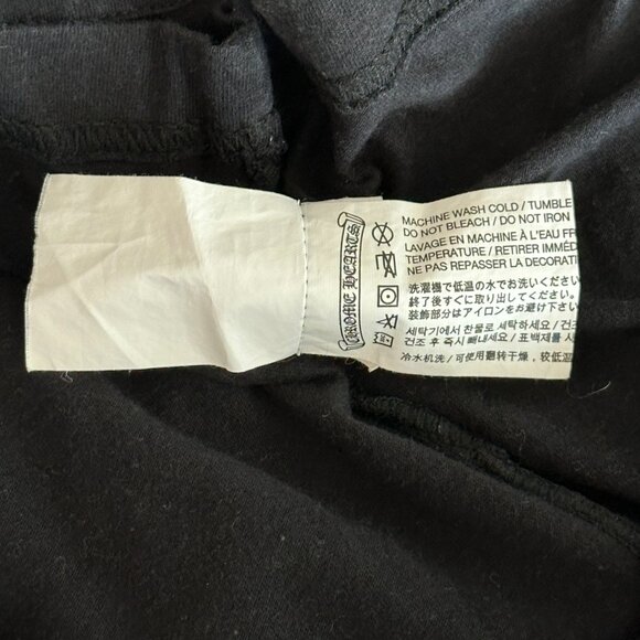 Chrome Hearts Black & White Cemetery Cross Logo T-Shirt - Picture 5 of 7